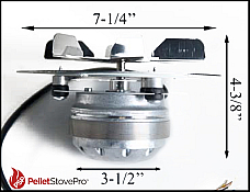 Quadrafire 800 Pellet Combustion Exhaust Fan - 812-2510 G